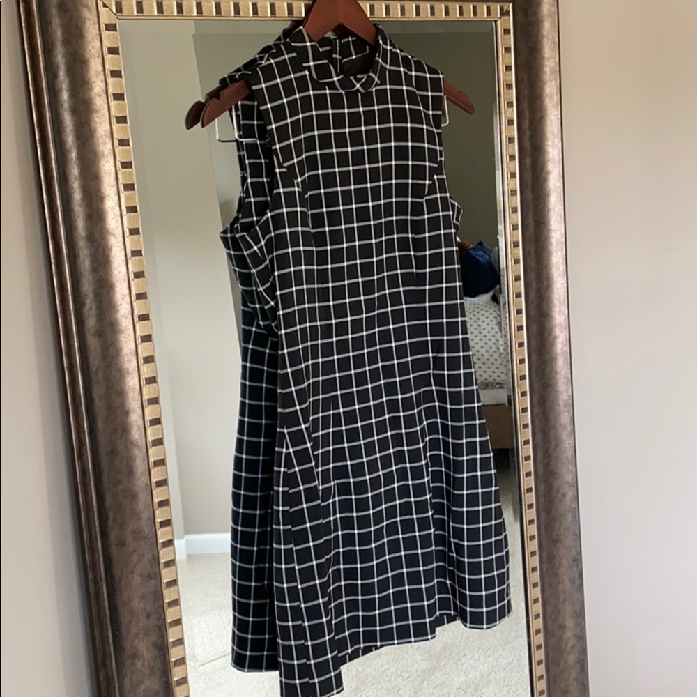H&M Windowpane Dress